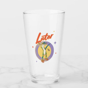 Verre Humour Rétro Gecko pour une journée paresseuse