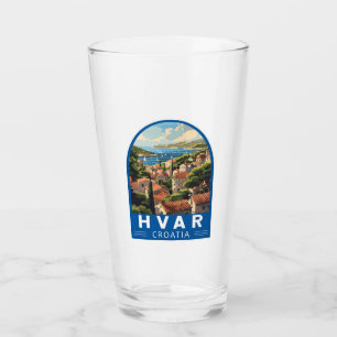 Verre Hvar Croatia Travel Art Vintage