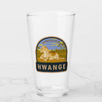 Hwange National Park Zimbabwe Travel Art Vintage