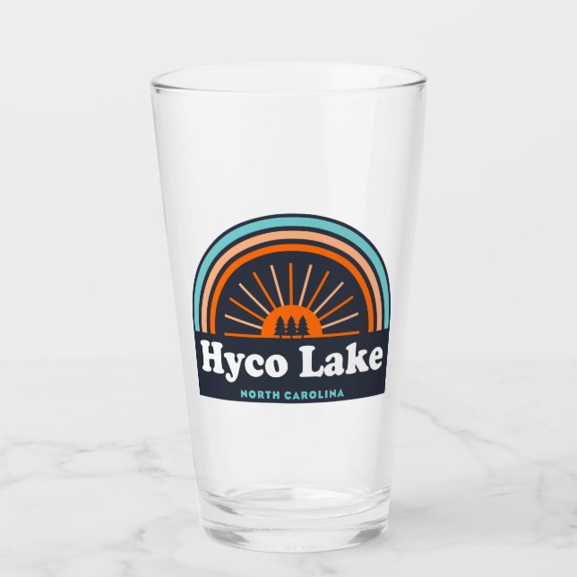 Verre Hyco Lake North Carolina Rainbow (Devant)
