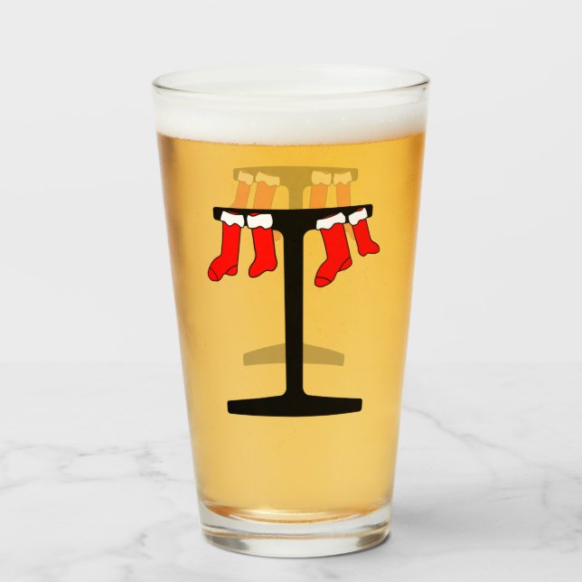 Verre I-Beam Christmas Stockings (Devant (rempli))
