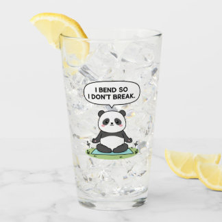 Verre “I Bend So I Don’t Break” panda design