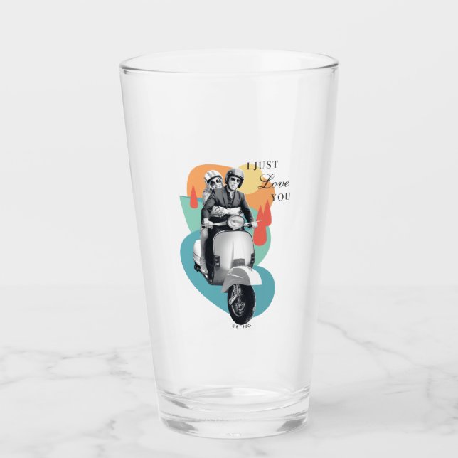 Verre "I Just Lotus You" Tanya & Greg - Le Lotus Blanc (Devant)