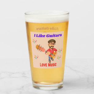 Verre I Like Guitars and Love Music mug