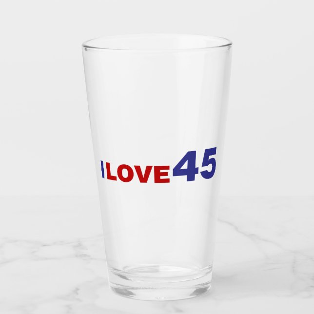 Verre I Love 45 (Devant)