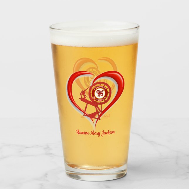 Verre I Love HOJ (Devant (rempli))