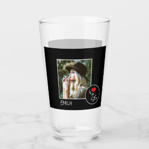 Verre I Love My Sis Custom Photo - Personnalisée