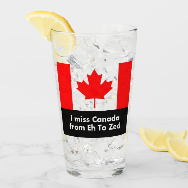 Verre I Mlle Canada de hein à Zed (Devant glace)