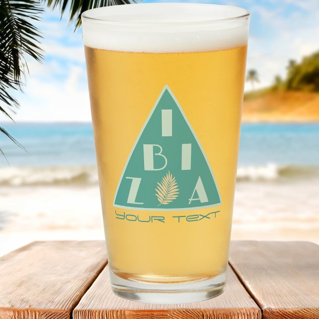Verre Ibiza Espagne logo bar de plage moderne (Créateur téléchargé)