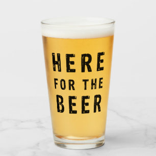 Verre Ici pour la bière