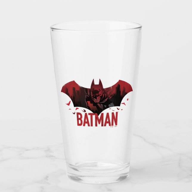 Verre Icône Batman Crimson Gotham (Devant)