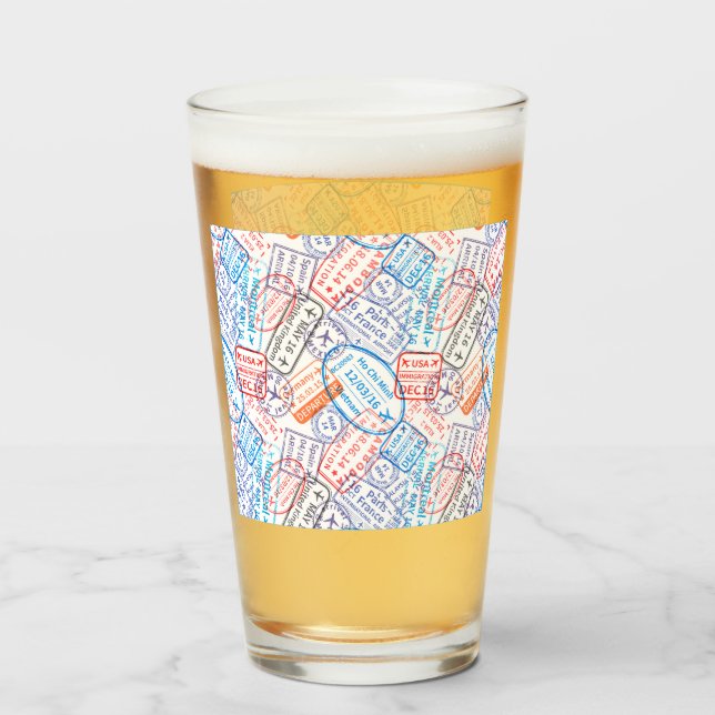 Verre Icône de voyage (Dos (rempli))
