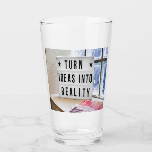 Verre Idées Dans La Réalité Motivation (Devant)