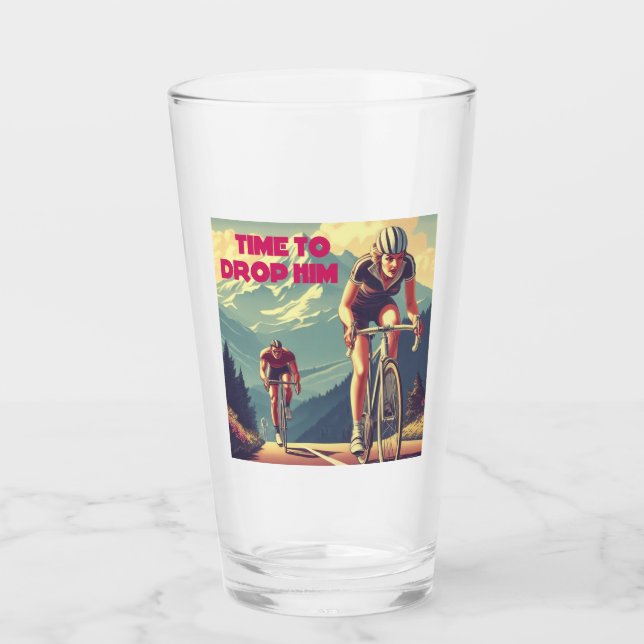 Verre Il Est Temps De Le Laisser Cycler (Devant)