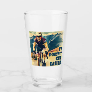 Verre Il ne devient pas plus facile de faire du vélo
