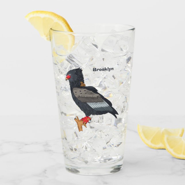 Verre Illustration Bateleur Eagle (Devant glace)