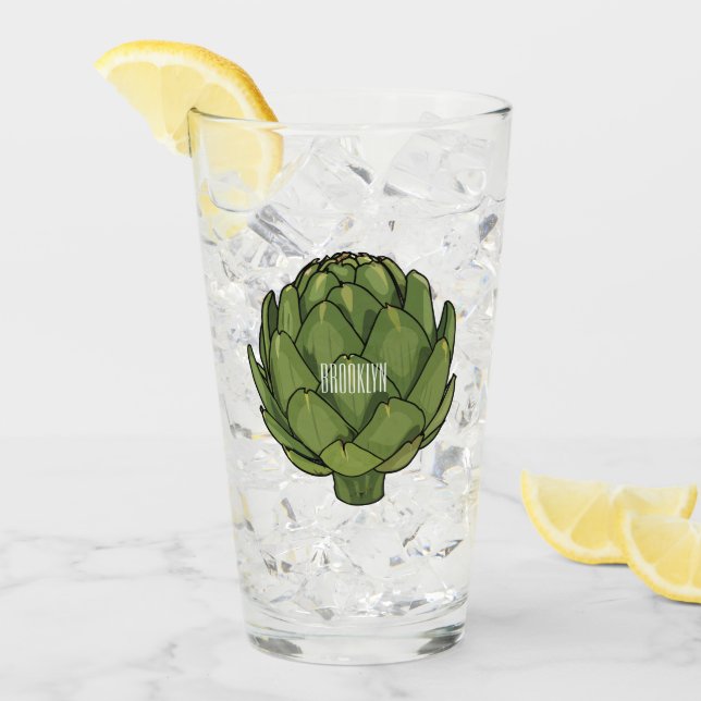 Verre Illustration d'artiste (Devant glace)