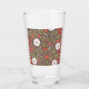 Verre Illustration de fleur d'art de rose sauvage vintag