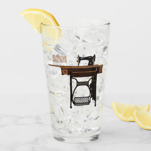 Verre Illustration de la machine à coudre