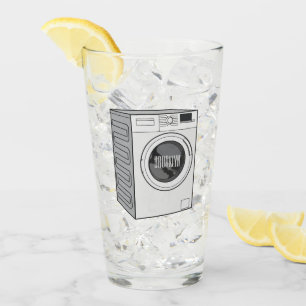 Verre Illustration de la machine à laver
