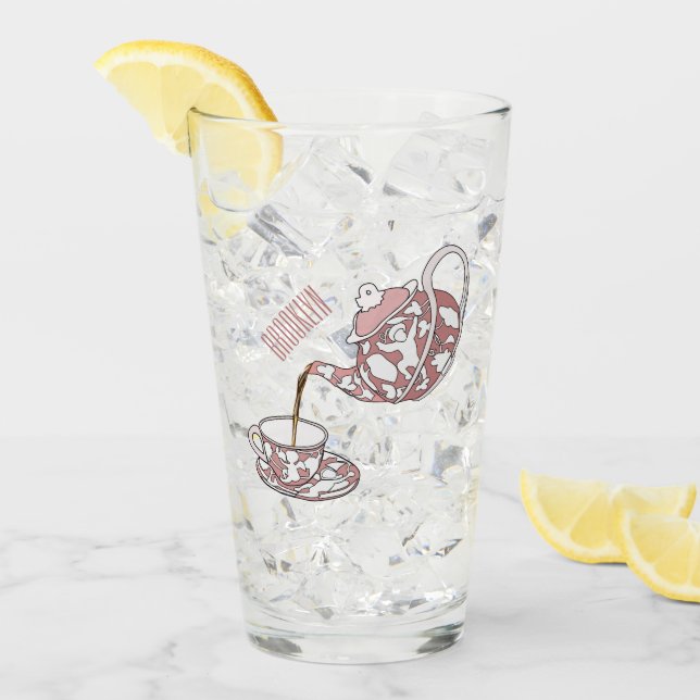 Verre Illustration de la série Teacup (Devant glace)