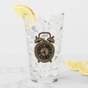 Verre Illustration de l'horloge d'alarme