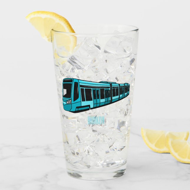 Verre Illustration de locomotive électrique (Devant glace)