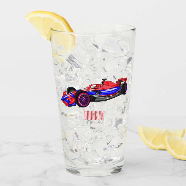 Verre Illustration de voiture de course professionnelle (Devant glace)