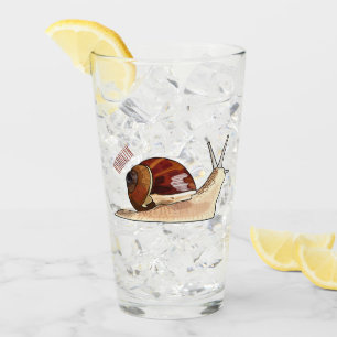Verre Illustration d'escargot