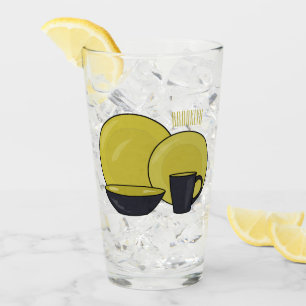Verre Illustration du jeu de produits de table