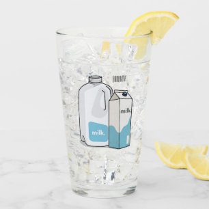 Verre Illustration du lait