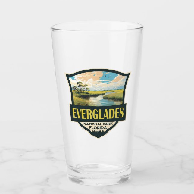 Verre Illustration du parc national des Everglades Art d (Devant)