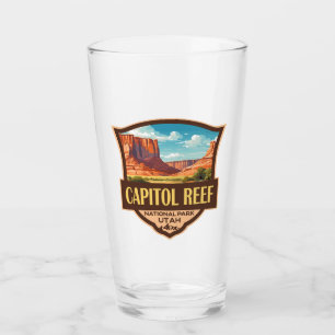 Verre Illustration du parc national du récif du Capitol
