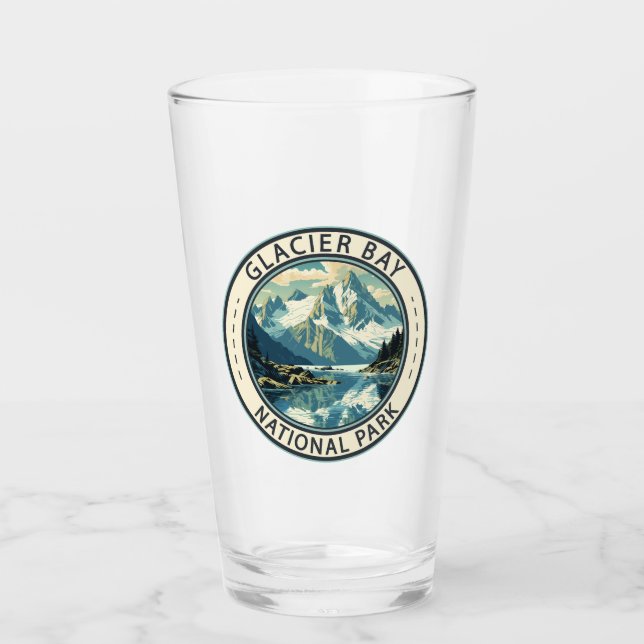 Verre Illustration du parc national Glacier Bay Travel A (Devant)