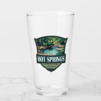 Illustration du parc national Hot Springs Insigne
