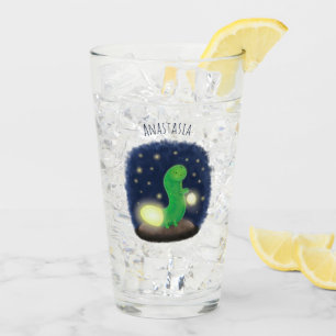 Verre Illustration du ver vert mou