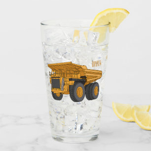Verre Illustration d'un camion à grande échelle