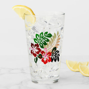 Verre Impression hawaïenne