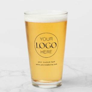 Verre Impression moderne de logo d'entreprise personnali