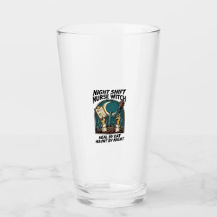Verre Infirmière de nuit Sorcière Rétro Halloween T-shir