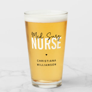 Verre Infirmière de surg sur mesure   Infirmière Médical