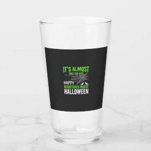 Verre Infirmière diplômée Halloween Toile d'araignée et