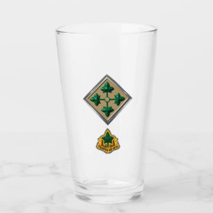 Verre Insigne de la 4e division d'infanterie
