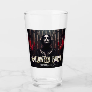 Verre Invitation de fête d'Halloween – Invitation gothiq