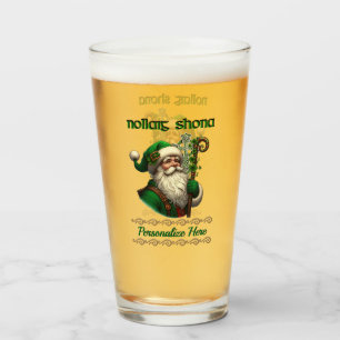 Verre Irish Père Noël & Celtic Knot Christmas Personnali