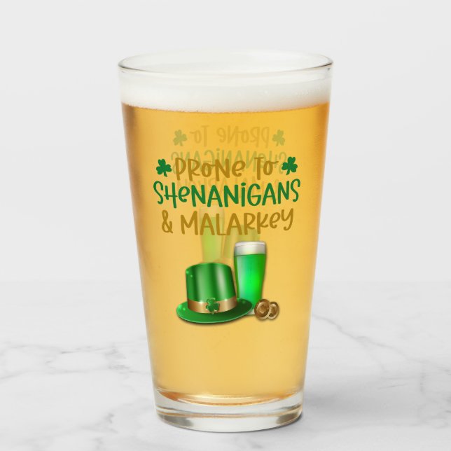 Verre Irlandais Prone to Shenanigans (Devant (rempli))