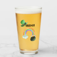 ** IRLANDE IRLANDE Patriot Rainbow Pot de bière or