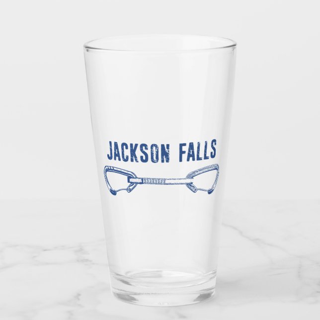Verre Jackson Falls Illinois Escalade Tire-cliquet (Devant)