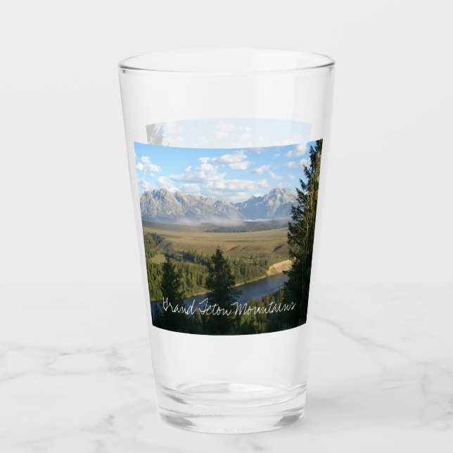 Verre Jackson Hole Mountains et River (Devant)