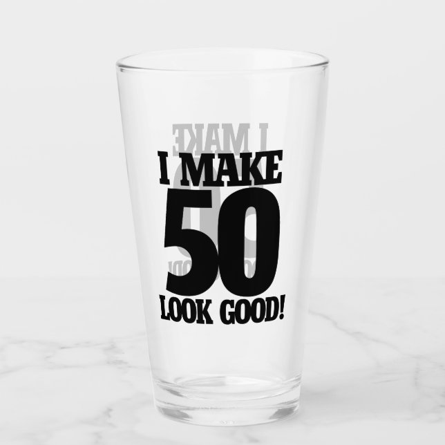 Verre J'ai l'air de 50 ans (Devant)